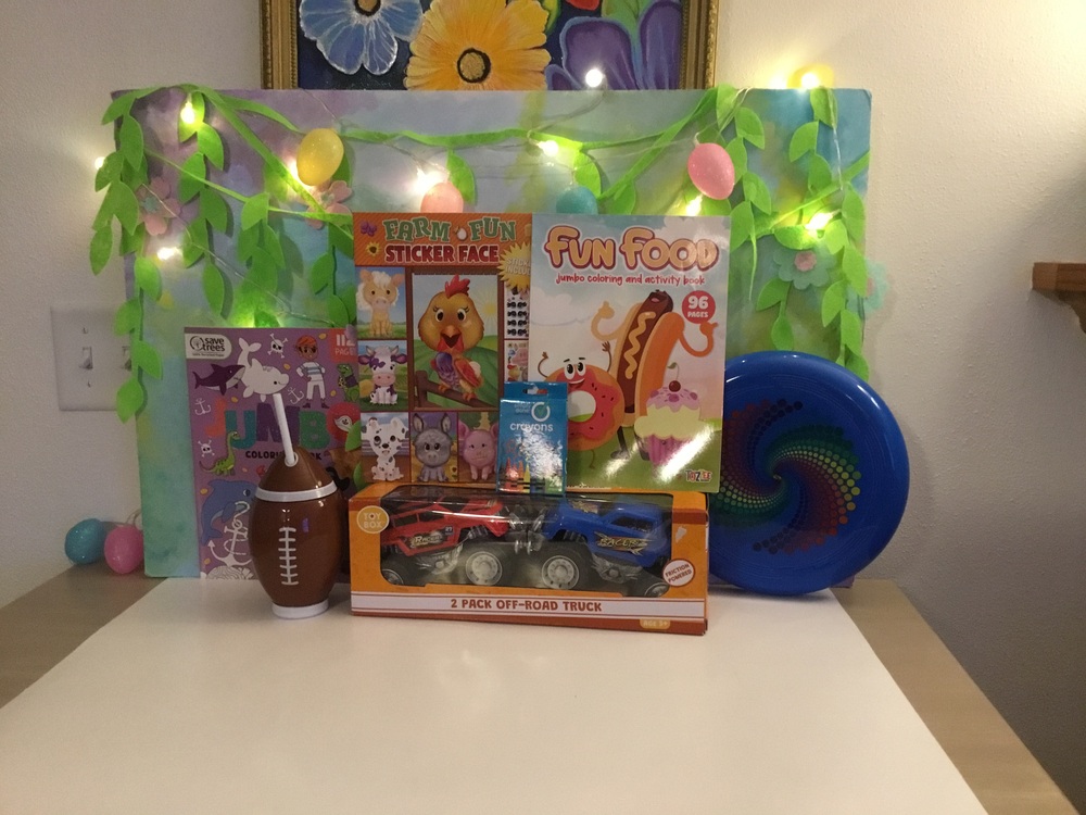 Birthday Basket 8 Piece Trucks and more Boys 5+ Years Old